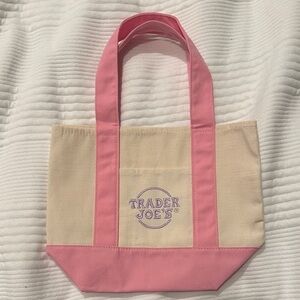 Trader Joe's Pink, Blue, Green, Purple Pastel Tote Bag
